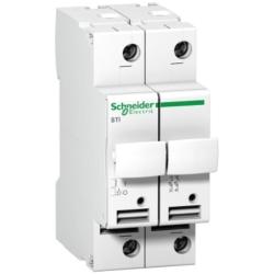 Sezionatore portafusibili Schneider Electric corrente max 25A Non-chiuso, 2, fusibile , fusibile 10,3 x 38mm