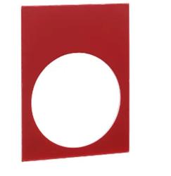 TARGHETTA D22 NEUTRA NERA O ROSSA Schneider Electric