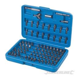 Set misto di punte per cacciavite Silverline da 100 pezzi 633840  