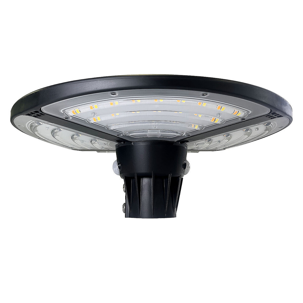 Testa palo Solare ricaricabile LED 30W - 4800lm - 3000-4000-6500K - 140° 