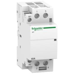 Contattore Schneider Electric serie iCT 2 poli 2 N/A 40 A bobina 230 V ca