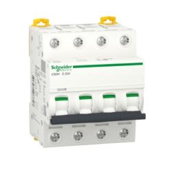 Interruttore magnetotermico iC60H 4P D 25A 10000A