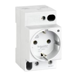 Presa con LED 16 A - 2 poli - T VDE