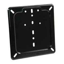 BASE TARGA IN ACCIAIO INOX NERO
