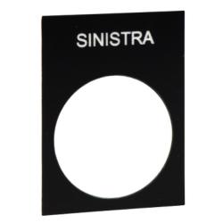 TARGHETTA D22 30X40 SINISTRA