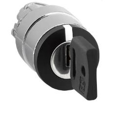 Schneider ZB2BG7 Harmony XB4 NERO Ø22 Interruttore a chiave a tre posizioni da molla a centro