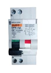 DIFFERENZIALE MAGNETOTERMICO 1P+N  6A 0.3 AC 6K 2M