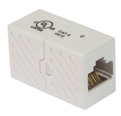 ACCOPPIATORE RJ45 UTP CAT 6 BIANCO