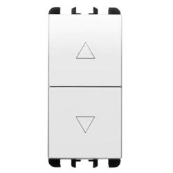 SIMON URMET NEA DOPPIO PULSANTI INTEBLOCCABILI 1P NO+NO 10A BIANCO