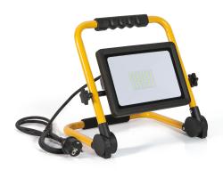 Proiettore LED Portatile – 50W 4000lm 4000°K – Giallo/Nero – IP44