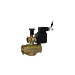 Elettrovalvola N.A. ½" DN15 filettata 230V corpo ottone int. 66