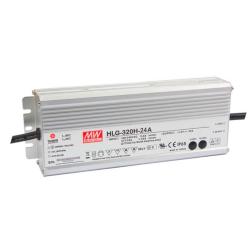 HLG-320H-24A Alimentatore/driver per LED regolabile a corrente/tensione costante da 320 W IP65