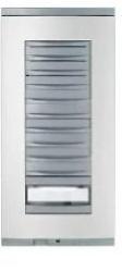 PLACCA CITOFONICA 1 PULSANTE CAME BPT HPC/1 GRIGIO CHIARO