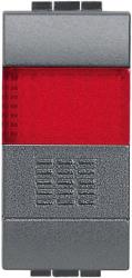 Bticino Living International L4038R Pulsante No + Portalampada Rosso