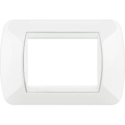 Bticino Living International Placca 3 Posti White In Tecnopolimero L4803BI
