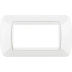 Bticino living international L4804BI placca 4 posti bianco