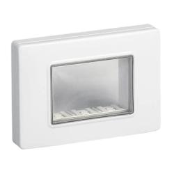 Vimar PLANA/EIKON/ARKE Calotta Placca Stagna Ip55 3 Moduli Con Viti Bianca
