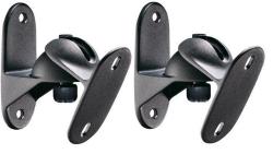 Meliconi Sound 50 Black, Coppia di Supporti per Casse Acustiche