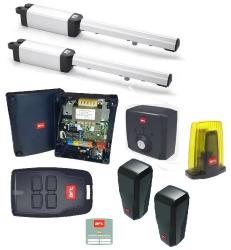 Kit Completo Per Cancelli Battenti BFT 230 V Fino A 400 Kg Di Peso E 2.5 M Di Lunghezza
