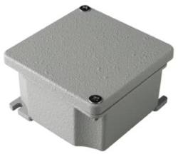 CASSETTA DI DERIVAZIONE - IN ALLUMINIO PRESSOFUSO - VERNICIATA - GRIGIO METALLIZZATO - 91X91X54 - IP66