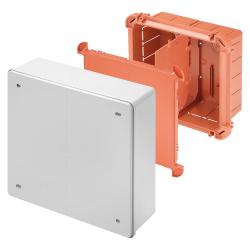 CASSETTA DI DERIVAZIONE E CONNESSIONE AFFIANCABILE PER MONTANTI - DIMENSIONI 520X260X121 - COPERCHIO ALTO PIOMBABILE - GRIGIO RAL7035