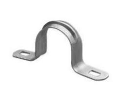 CAVALLOTTO IN ACCIAIO ZINCATO CON DUE FORI 7X4MM - DIAMETRO 12-13MM