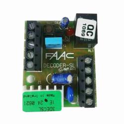 FAAC scheda di decodifica DECODER SL plus 785506 ricambio automazione cancello