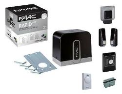 Kit cancello scorrevole 24V FAAC RAPID KIT SAFE 1059995 automazione 400kg