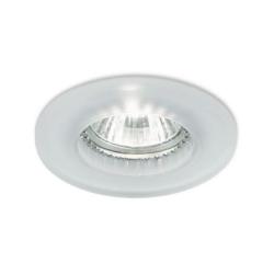 Faretto Da Incasso Tondo Vetro Bianco Indra GFA070 Gea Led