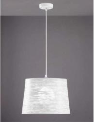 Sospensione Moderna Paralume Decorativo Bianco con Taglio Laser Slot Perenz 6658 B