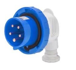 SPINA MOBILE A 90° - IP67 - 2P+T 16A 200-250V 50/60HZ - BLU - 6H - CABLAGGIO A VITE
