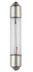 LAMPADA A SILURO INCANDESCENTE - S6X36 - 12V ac/dc - 2W - BIANCO