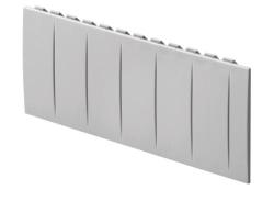 PROFILO COPRIMODULI - BIANCO - 6,5 MODULI