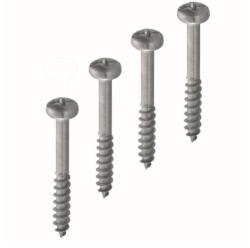 KIT DI 4 VITI AUTOFILETTANTI IN ACCIAIO INOX - PER POZZETTI - 360X260X320