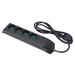 Multipresa 4 uscite schuko per UPS NERA