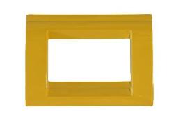 PLACCA 3 POSTI GIALLO MAIS PLAYBUS