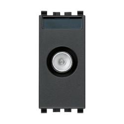 Vimar EIKON Presa TV-RD-SAT Passante Grigio 20300.10