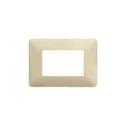 SERIE BTICINO MATIX PLACCA 3P COLOR CORDA