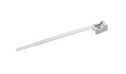 COLLARE DI FISSAGGIO IN TECNOPOLIMERO - NON RIAPRIBILE - PER TUBI DIAMETRO 32-63MM - HALOGEN FREE - GRIGIO RAL7035
