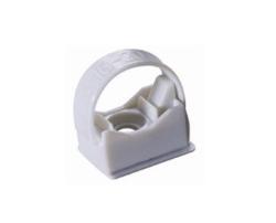 COLLARE DI FISSAGGIO IN TECNOPOLIMERO - RIAPRIBILE - PER TUBI DIAMETRO 16-20MM - HALOGEN FREE - GRIGIO RAL7035