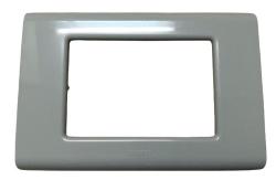 PLACCA 3 POSTI CENERE BASIC