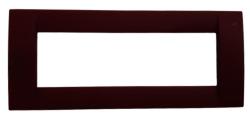 VIMAR PLACCA 6 MODULI SILK ROSSO