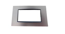 VIMAR PLACCA CLASSIC 4 MODULI NICHEL SATINATO