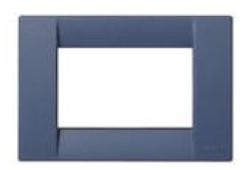 VIMAR IDEA PLACCA CLASSICA 3 MODULI SETA BLU