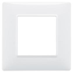 VIMAR PLANA PLACCA 2 MODULI BIANCO