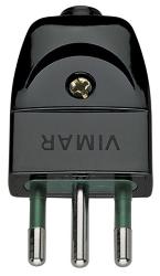 VIMAR SPINA 2P+T 10A S11 ASSIALE NERO
