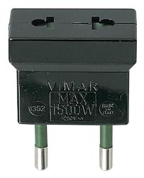 VIMAR SPINA RIDUZIONE SICUREZZA DA 2X10 NERO