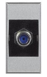 BTICINO AXOLUTE HC4269F - presa TV tipo F - impedenza 75 ohm - aggancio a vite - tech