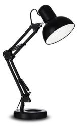 Ideal Lux 108094 KELLY Lampada da Tavolo Nero, 1-Luce