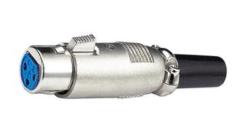 PRESA VOLANTE PER MICROFONO 3 POLI XLR